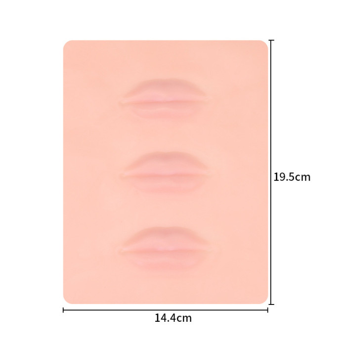 3D & 5D Facial Permanent Makeup Tattoo Training Practice Skin for Eyeline Lip Eyebrow