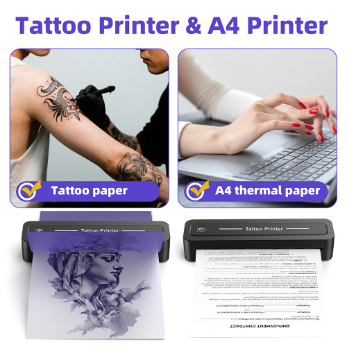 EXOSTUDIO Portable Mini Bluetooth Wireless Tattoo Stencil Printer (Free Shipping)