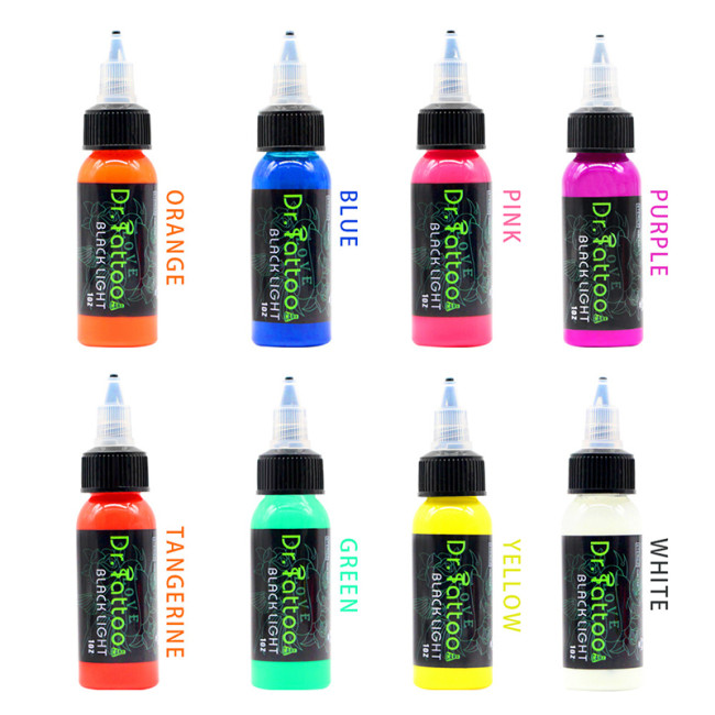 Professional Fluorescent Tattoo Pigment Tattoo Ink (Free Shipping)
