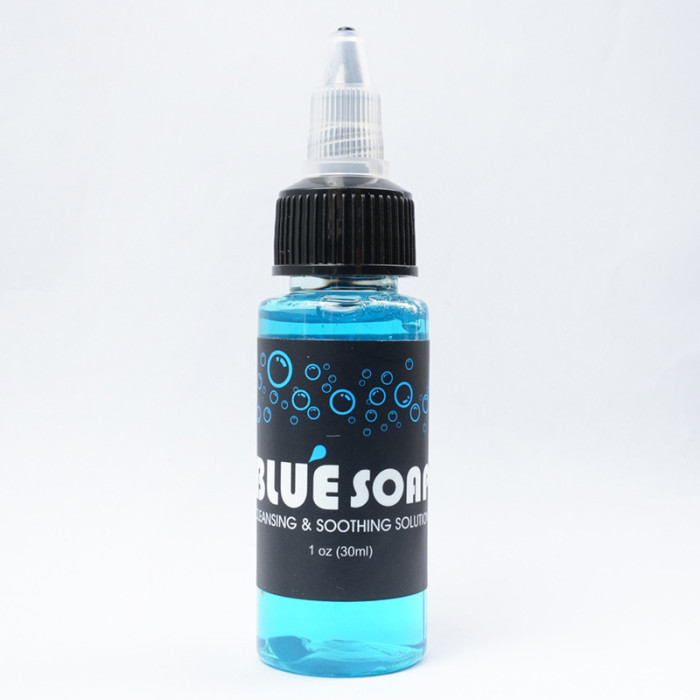 30ml Tattoo Blue Soap Cleansing & Soothing Solution (Free Shipping)