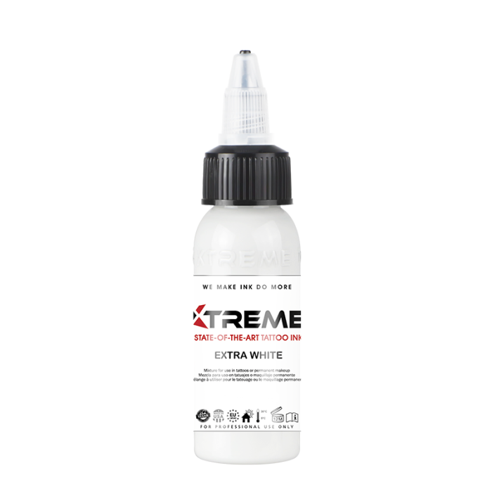 Professional White Pigment Tattoo Ink - Made in USA (Free Shipping)
