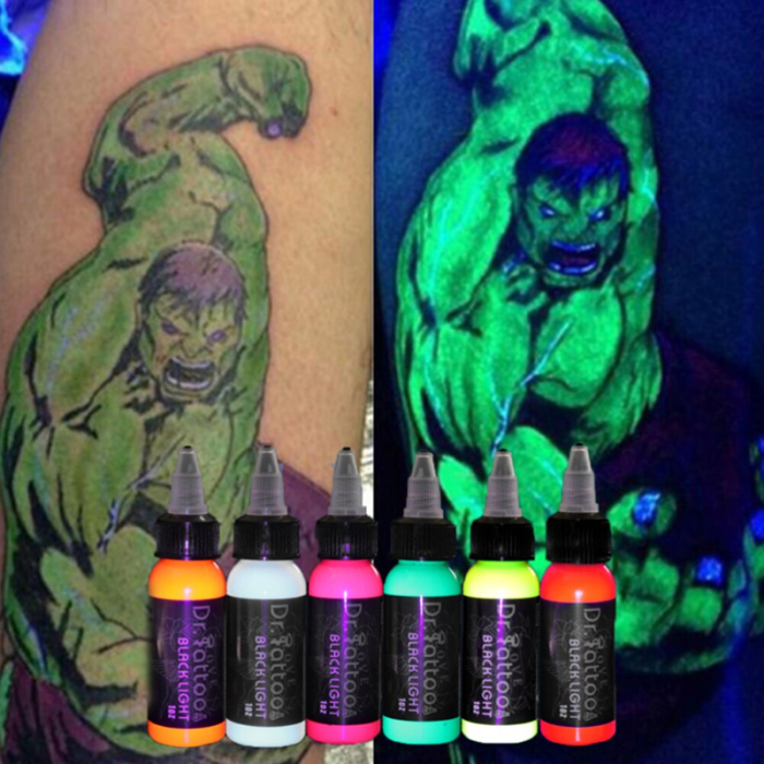 Professional Fluorescent Tattoo Pigment Tattoo Ink (Free Shipping)
