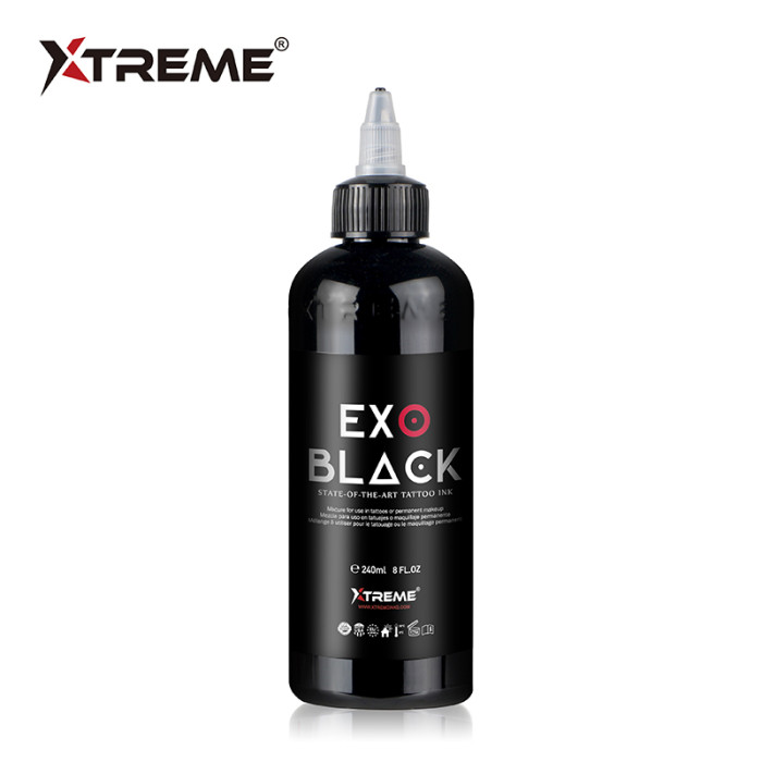 Professional Black Pigment Tattoo Ink - Made in USA (Free Shipping)