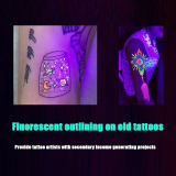 Blacklight Ink Fluorescent Tattoo Ink Pigment (Free Shipping)