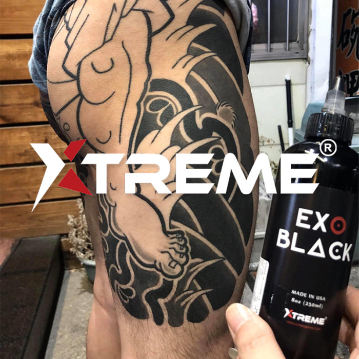 Professional Black Pigment Tattoo Ink - Made in USA (Free Shipping)