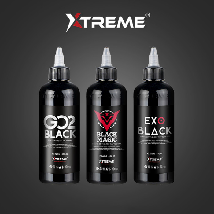 Professional Black Pigment Tattoo Ink - Made in USA (Free Shipping)