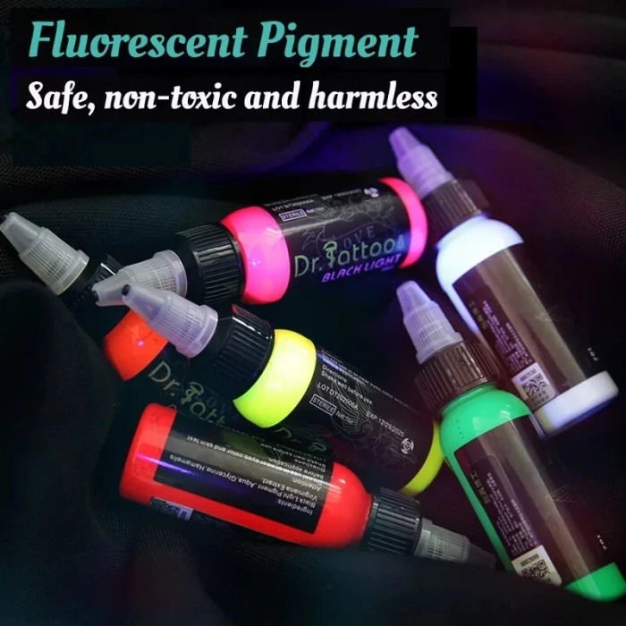 Professional Fluorescent Tattoo Pigment Tattoo Ink (Free Shipping)