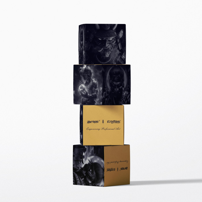 FRENKO GHOST BLACK & GREY WORKS COLLECTION - EXOSTUDIO Classic Edition Cartridge Needles Set (8 BOXES OF 20PCS)
