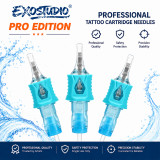 Flat - EXOSTUDIO Pro Edition Tattoo Cartridge Needles (20PCS/BOX)