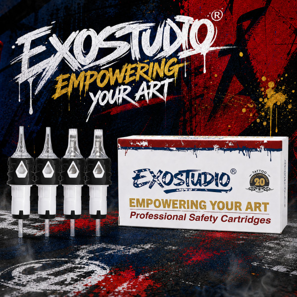 Sample Box With Mixed Sizes - EXOSTUDIO Classic Edition Tattoo Cartridge Needles (20PCS/BOX)