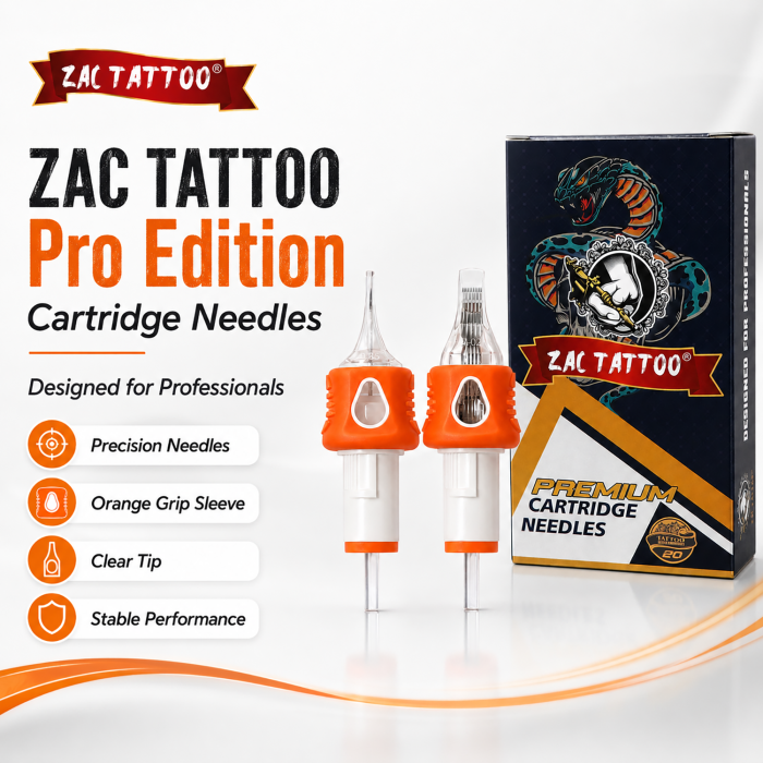 Sample Box With Mixed Sizes - ZAC TATTOO Pro Edition Tattoo Cartridge Needles (20PCS/BOX)