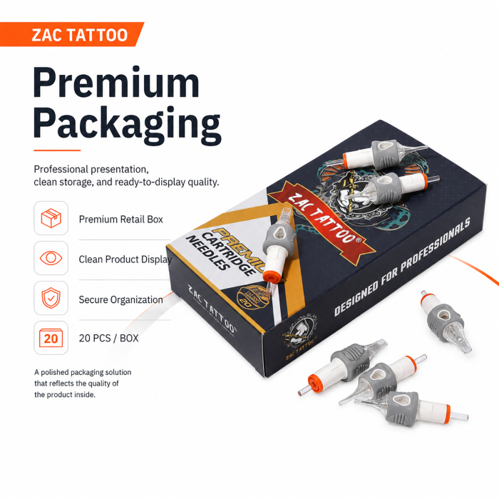 Round Magnum - ZAC TATTOO Classic Edition Tattoo Cartridge Needles (20PCS/BOX)