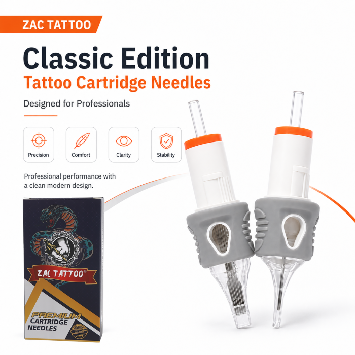 Round Magnum - ZAC TATTOO Classic Edition Tattoo Cartridge Needles (20PCS/BOX)