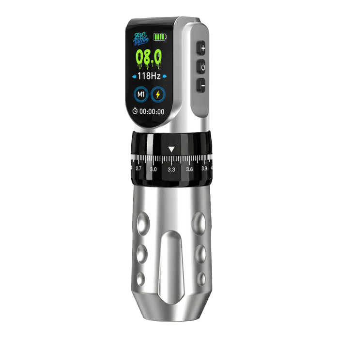 ZAC TATTOO Z1 Adjustable Stroke Wireless Tattoo Battery Pen Machine With 2 Battery Packs (Free Shipping)