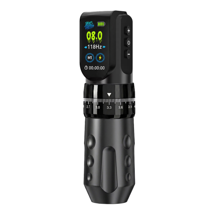ZAC TATTOO Z1 Adjustable Stroke Wireless Tattoo Battery Pen Machine With 2 Battery Packs (Free Shipping)