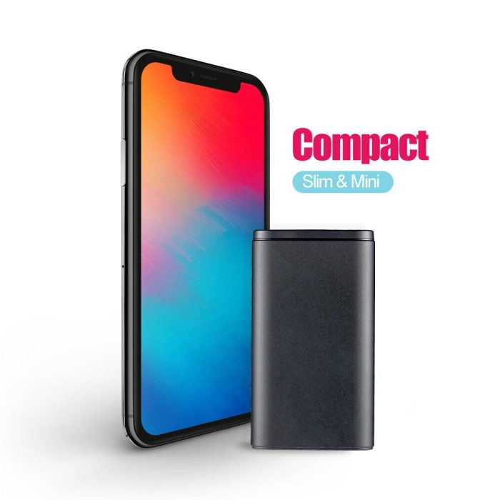 Easyacc Power Bank 10000mAh Portable Charging Digital Display 10000 mAh USB Type C External Battery Charger For iPhone Huawei
