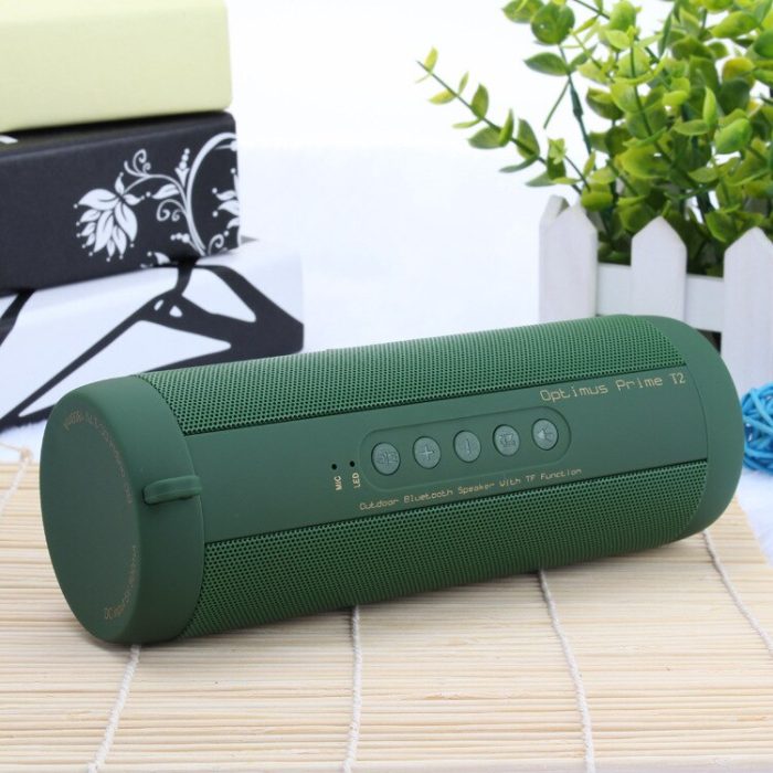 T2 Wireless Bluetooth Speakers Best Waterproof Portable Outdoor Loudspeaker Mini Column Box Speaker Design for iPhone Xiaomi