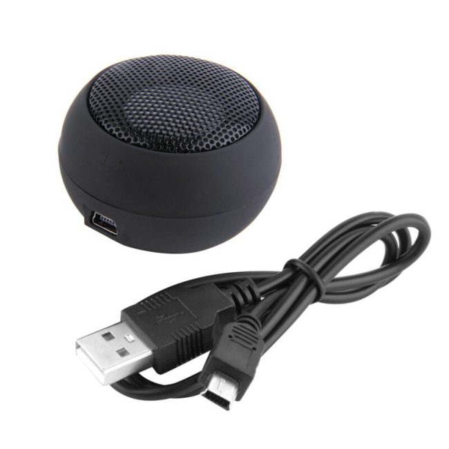 Hamburger Style Mini Stereo Sound Box Loudspeaker Audio Music MP3 Player Spinner for Phones Tablet DU55