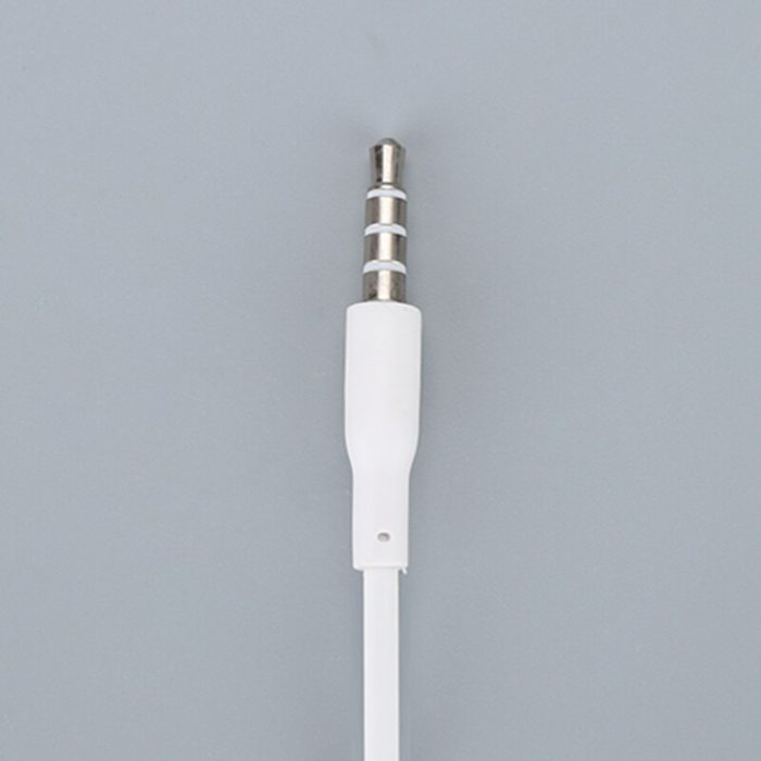 In-ear Earphone White for Samsung Galaxy S6 Wired Headset with Mic 3.5mm Jack Headphone for Cell Phone Adjustable Volume 80%