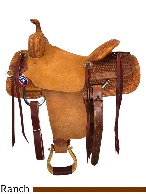 15  to 17  HR Hud Roberts Signature Cutting Saddle 732H