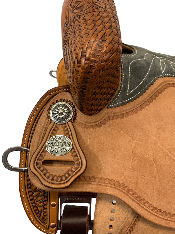 12.5  to 15.5  Martin Saddlery FX3 Barrel Racer 67-C2
