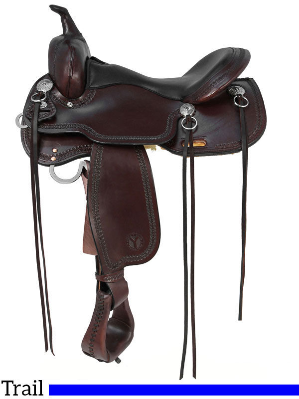 15  to 17  Circle Y Cold Springs Trail Saddle 2616 w/Free Pad