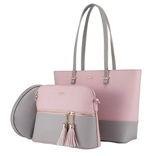 wholesale China fashion trends pu leather  ladies bags ladies handbag sets for women