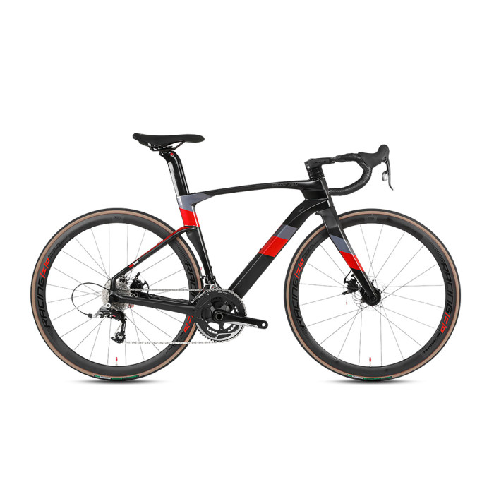 High quality hidden cables thru-axle disc brake cycling carbon fiber road bike bicycle