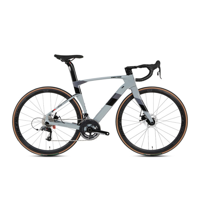 High quality hidden cables thru-axle disc brake cycling carbon fiber road bike bicycle