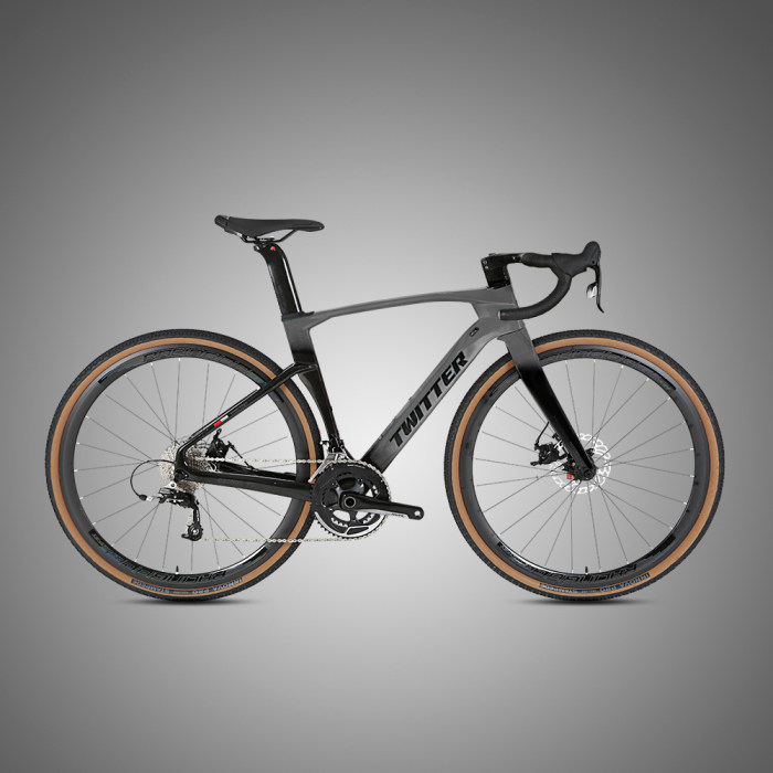 Twitter Gravel Bike Carbon Fiber Road Bike RS 22Speed Cross Country Road Bike 700*40C Gravel Bicycle