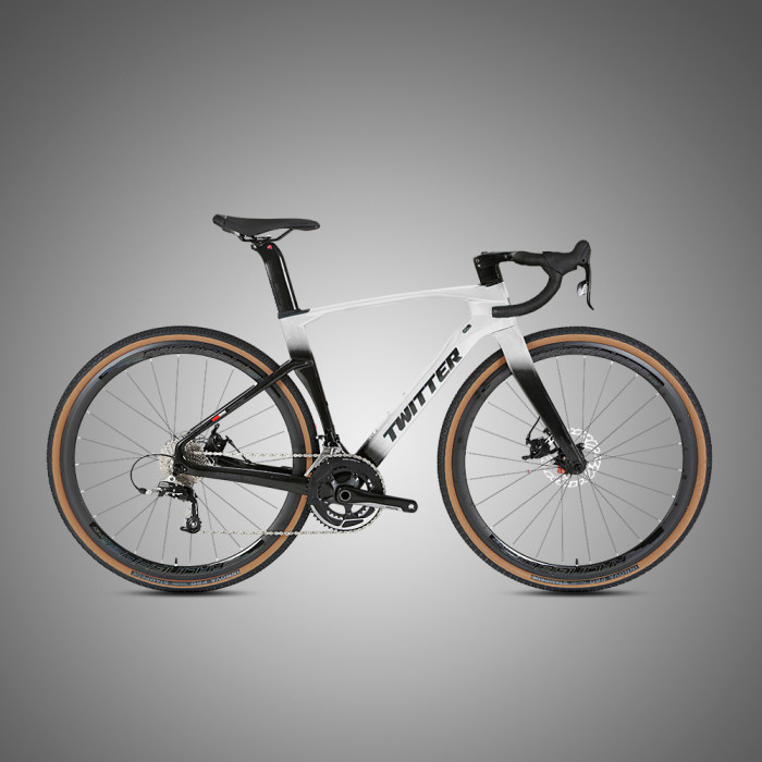Twitter Gravel Bike Carbon Fiber Road Bike RS 22Speed Cross Country Road Bike 700*40C Gravel Bicycle