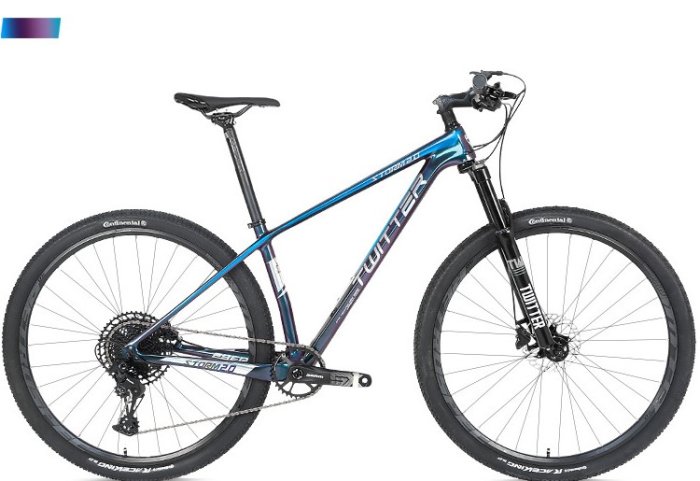 Hot Sale Wholesale TWITTER Storm2.0 SRAM SX EAGLE-12S Carbon Fiber Mountain Bike  Adult Bicycle