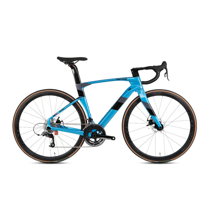 High quality hidden cables thru-axle disc brake cycling carbon fiber road bike bicycle