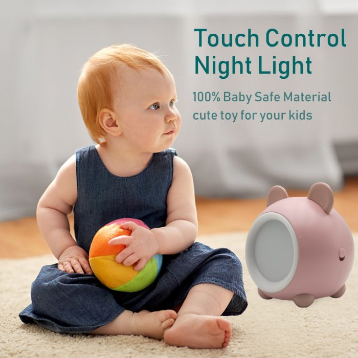 Cute Pet LED Lighting USB Touch Dimming Lantern Atmosphere Light Kids Eye Protection Energy-Saving Lamp for Bedroom Decoration