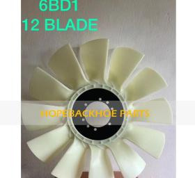 12 BLADES 6BD1 FAN BLADE FITS HITACHI EX200-3 EX200-2 SUMITOMO SH200 1-13636140-1 1136361401