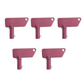 5pcs Heavy Equioment Key MS634212 Fit for Terex Battery and Master Disconnect