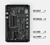 F9 Gaming Mini PC 4GB AMD Graphics intel Core i7 i5 NUC 2*Mini DP HDMI 2.0