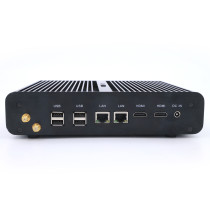 P05B-2L Fanless Mini PC System, Intel Core i3 i5 i7, HTPC