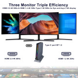 F7B Series Computer Mini Deskop PC, Nvidia GTX 1650 4G