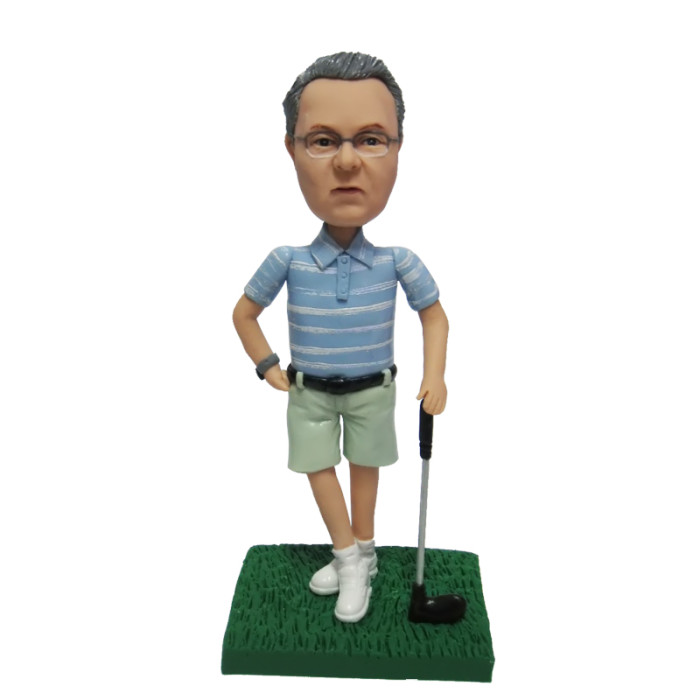 Custom Bobbleheads:Golfer Swinging Club 2