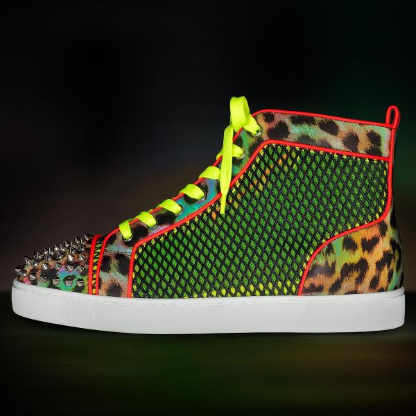 ac lou spikes 2 high top sneaker
