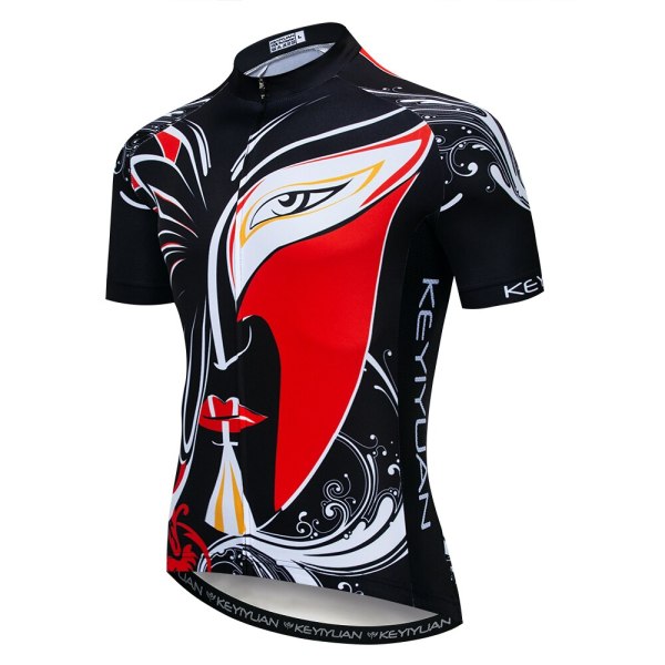 Keyiyuan Spring and Summer New Road Cycling Sweatshirt Quick-drying wicking Men's cycling equipment short-sleeved shirt