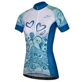 KEYIYUAN Cycling Short Sleeve Professional Sweatshirt Summer Breathable Female Blouse Outdoor Mountain Riding Sportswear
