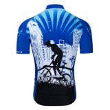 Keyiyuan new Jersey City night riding Breathable spring and summer men's short-sleeved shirt