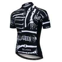 Keyiyuan spring and summer new black men's short-sleeved shirt quick-drying breathable road riding equipment