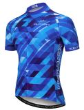 2020 Keyiyuan spring and summer new men's plaid pattern wicking quick-drying Jersey breathable riding short-sleeved shirt
