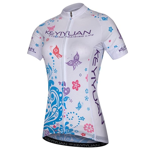 KEYIYUAN Short Sleeve Professional Sweatshirt Summer Breathable Female Tunic Outdoor Riding Sportswear