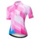 2020 Keyiyuan Women's Spring and Summer Geometry Jersey Short Sleeve Tops Breathable Sweat Road Bike Clothes