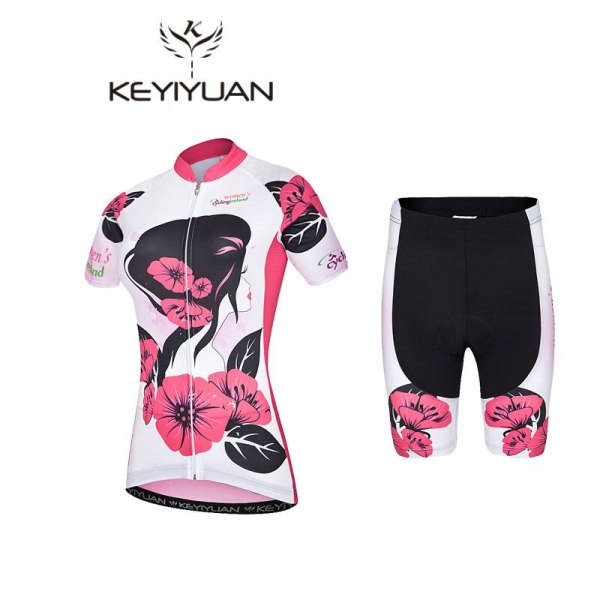 2020 keyiyuan High quality Women Short Sleeve Cycling Jersey Summer Breathable Cycling Clothing Ropa Ciclismo Free shipping