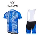 KEYIYUAN NEW Cycling clothing set bicycle clothing breathable anti-UV Bikes wear / short sleeve Cycling Jersey Sets